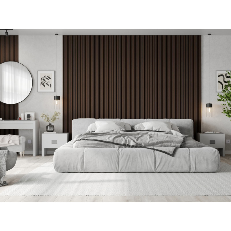 Mexen Lam-F Slim 01 akustinės sienų juostelės 280 x 36,5 cm, vilna 9 mm, techninis faneras, Mocha ąžuolas - S107-280-01-045