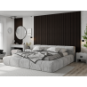 Mexen Lam-F Slim 01 akustinės sieninės lentjuostės 280 x 36,5 cm, veltinis 9 mm, techninis lukštas, Juodas Ąžuolas