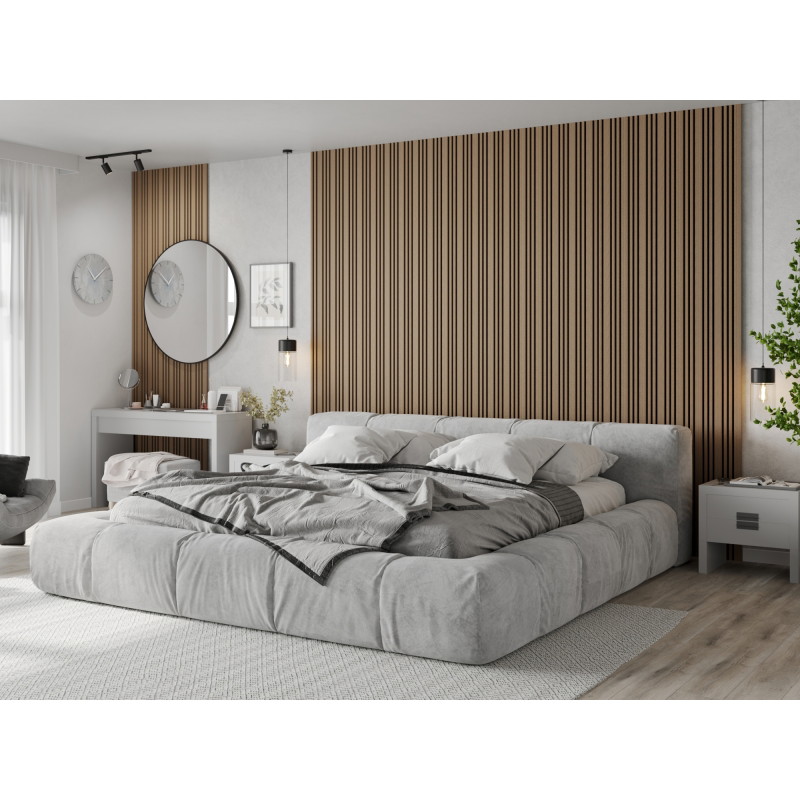 Mexen Lam-F Slim 01 akustinės sienų plokštės 280 x 36,5 cm, 9 mm veltinis, techninė fanera, Šviesus Riešutas