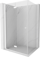 Mexen Mist-F sulankiojama dušo kabina kairė 110 x 95 cm, skaidri, balta - 8A6T-110-095-20-00-L