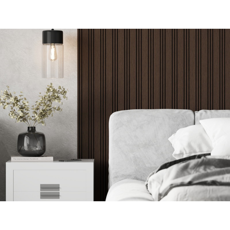 Mexen Lam-F Nano 01 akustinės sienų lamelės 280 x 32,4 cm, 9 mm veltinis, techninis fanera, Mocca ąžuolas - S108-280-01-045