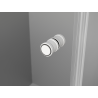 Mexen Mist-F atlenkama dušo kabina dešinė 80 x 85 cm, skaidri, balta - 8A6T-080-085-20-00-P