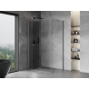 Mexen Mist-F sulankstoma dušo kabina kairė 85 x 95 cm, permatoma, ginklo metalo spalva - 8A6T-085-095-95-00-L