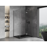 Mexen Mist-F sulankstomas dušo kabinas dešinės 105 x 120 cm, permatomas, gun metal - 8A6T-105-120-95-00-P