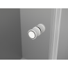 Mexen Mist-F Dviguba dušo kabina sulankstoma dešinė 70 x 75 cm, skaidri, balta - 8A6-070L-075P-20-00