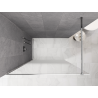 Mexen Kioto Dušo siena Walk-in 120 x 200 cm, balta ombre 8 mm, chromas - 800-120-101-01-86