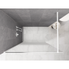 Mexen Kioto dušo sienelė Walk-in 100 x 200 cm, balta ombre 8 mm, balta - 800-100-101-20-86