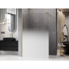 Mexen Kioto dušo pertvara Walk-in 70 x 200 cm, balta ombre 8 mm, šlifuotas auksas - 800-070-101-55-86