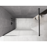 Mexen Kioto dušo sienelė Walk-in 120 x 200 cm, ombre balta 8 mm, juoda - 800-120-101-70-86