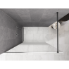 Mexen Kioto dušų sienelė Walk-in 120 x 200 cm, baltas ombre 8 mm, ginklų metalo - 800-120-101-95-86