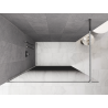 Mexen Kioto Dušo siena Walk-in 120 x 200 cm, ombre juoda 8 mm, chromas - 800-120-101-01-76