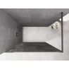 Mexen Kioto dušo siena Walk-in 110 x 200 cm, krekingo grafitas 12 mm, chromas - 800-110-101-01-44-X
