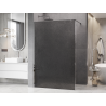 Mexen Kioto Dušo sienelė Walk-in 70 x 200 cm, crackle grafitas 12 mm, chromas - 800-070-101-01-44-X
