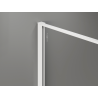 Mexen Kioto Dušo siena Walk-in 80 x 200 cm, crackle grafitas 12 mm, balta - 800-080-101-20-44-X