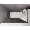Mexen Kioto Dušo siena Walk-in 100 x 200 cm, grafito įtrūkimas 12 mm, rožinis auksas - 800-100-101-60-44-X