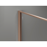 Mexen Kioto dušo pertvara Walk-in 150 x 200 cm, crackle grafitas 12 mm, šlifuotas varis - 800-150-101-65-44-X