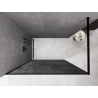 Mexen Kioto Walk-in dušo siena 70 x 200 cm, crackle grafitas 12 mm, juoda - 800-070-101-70-44-X