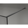 Mexen Kioto Walk-in dušo siena 70 x 200 cm, crackle grafitas 12 mm, juoda - 800-070-101-70-44-X