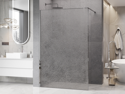 Mexen Kioto dušo pertvara Walk-in 100 x 200 cm, skaidrus 12 mm, chromas - 800-100-101-01-04-X