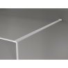 Mexen Kioto dušo sienelė Walk-in 120 x 200 cm, skaidrios kristalinės 12 mm, balta - 800-120-101-20-04-X