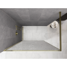 Mexen Kioto Dušo sienelė Walk-in 110 x 200 cm, skaidrus 12 mm, auksinis - 800-110-101-50-04-X