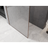 Mexen Kioto Dušo sienelė Walk-in 90 x 200 cm, skaidrus crackle 12 mm, šlifuotas varis - 800-090-101-65-04-X