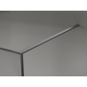 Mexen Kioto dušo sienelė Walk-in 100 x 200 cm, crackle permatoma 12 mm, pistoletinė pilka šlifuota - 800-100-101-66-04-X