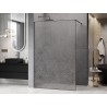 Mexen Kioto Dušo sienelė Walk-in 150 x 200 cm, skaidrus crackle 12 mm, gun metal - 800-150-101-95-04-X