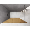 Mexen Kioto Dušo sienelė Walk-in 130 x 200 cm, 8 mm bronza, chromas - 800-130-101-01-32