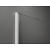 Mexen Kioto dušo sienelė Walk-in 130 x 200 cm, ruda 8 mm, balta - 800-130-101-20-32