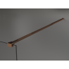 Mexen Kioto dušo siena Walk-in 80 x 200 cm, bronza 8 mm, rožinis auksas - 800-080-101-60-32