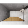 Mexen Kioto dušo siena Walk-in 110 x 200 cm, 8 mm bronza, juoda - 800-110-101-70-32