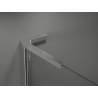 Mexen Kioto L dušo sienelė Walk-in 80 x 200 cm, bronza, chromas - 800-080-103-01-32