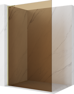 Mexen Kioto L Dušo sienelė Walk-in 70 x 200 cm, bronzinė, auksinė šlifuota - 800-070-103-55-32