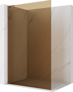 Mexen Kioto L dušo sienelė Walk-in 90 x 200 cm, bronza, šlifuotas varis - 800-090-103-65-32