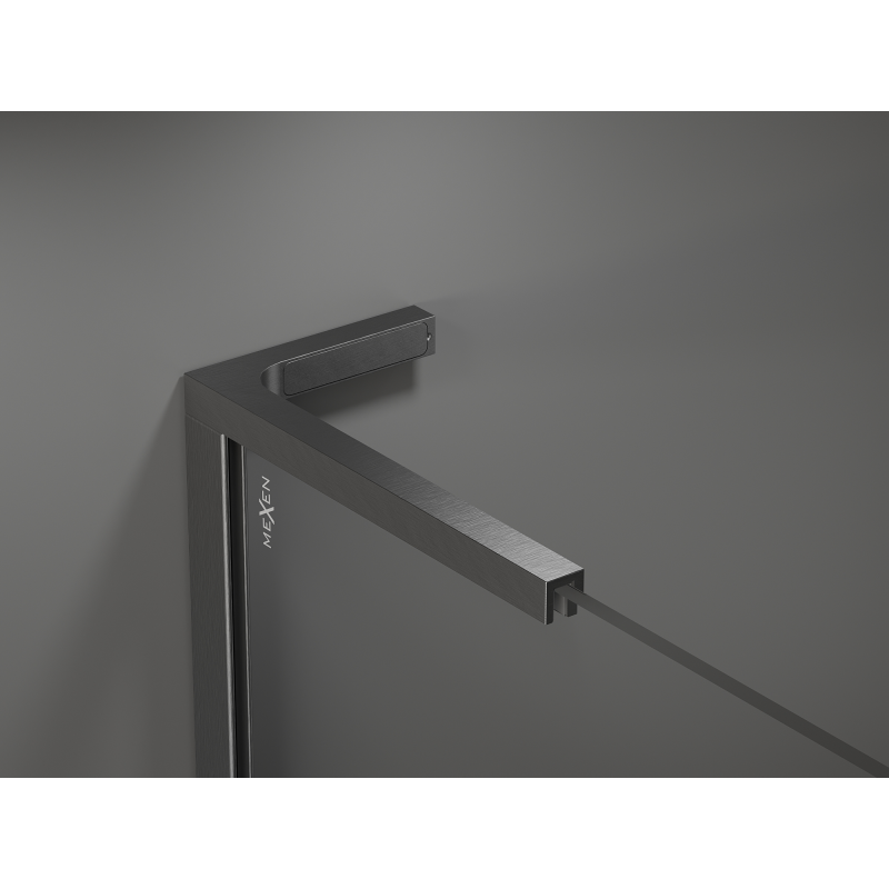 Mexen Kioto L dušo sienelė Walk-in 70 x 200 cm, bronza, gun gray šlifuotas - 800-070-103-66-32