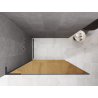 Mexen Kioto L Dušo sienelė Walk-in 110 x 200 cm, ruda, gun gray šlifuota - 800-110-103-66-32
