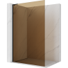 Mexen Kioto L dušo siena Walk-in 100 x 200 cm, ruda, juoda - 800-100-103-70-32