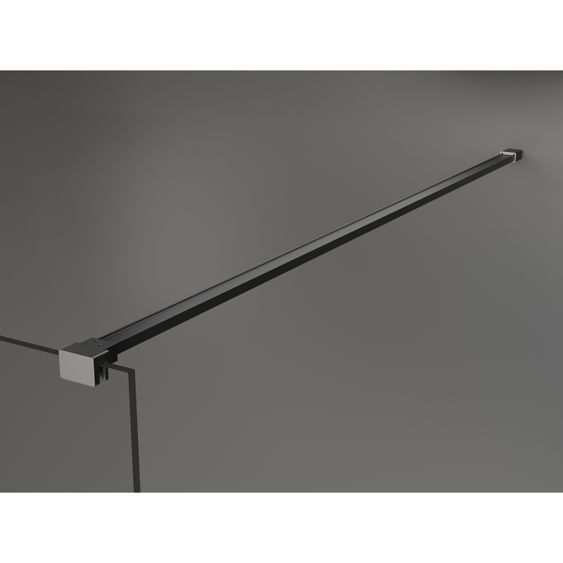 Mexen Kioto laisvai stovinti dušo siena 140 x 200 cm, bronzinė 8 mm, ginklų metalas - 800-140-002-95-32