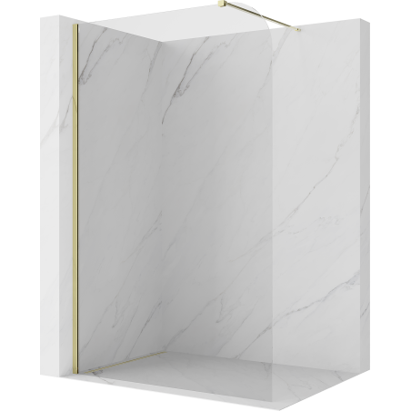 Mexen Kioto-P Ekranas dušui Walk-in 90 x 200 cm, skaidrus 8 mm, auksinis - 800-090-101-50-00-P