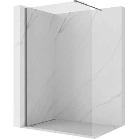 Mexen Kioto-P dušo sienelė Walk-in 100 x 200 cm, permatoma 8 mm, pistoletinis metalo - 800-100-101-95-00-P