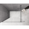 Mexen Kioto-P Dušo sienelė Walk-in 110 x 200 cm, skaidri 8 mm, pistoletinis metalas - 800-110-101-95-00-P