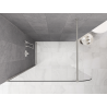 Mexen Kioto-P dušo siena Walk-in 120 x 200 cm, permatomas 8 mm, šlifuotas nikelis - 800-120-101-97-00-P