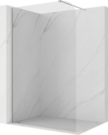 Mexen Kioto-P dušo siena Walk-in 120 x 200 cm, permatomas 8 mm, šlifuotas nikelis - 800-120-101-97-00-P