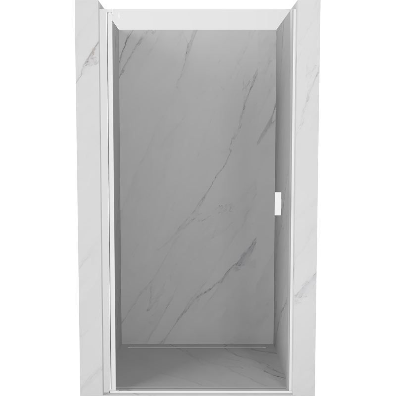 Mexen Mist-B vonia durys vyrams 75 cm, skaidrios, baltos - 8A2-075-000-20-00