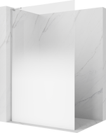 Mexen Kioto L dušo sienelė Walk-in 70 x 200 cm, ombre balta 8 mm, chromas - 800-070-103-01-86