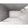 Mexen Kioto L dušo siena Walk-in 90 x 200 cm, ombre balta 8 mm, chromas - 800-090-103-01-86