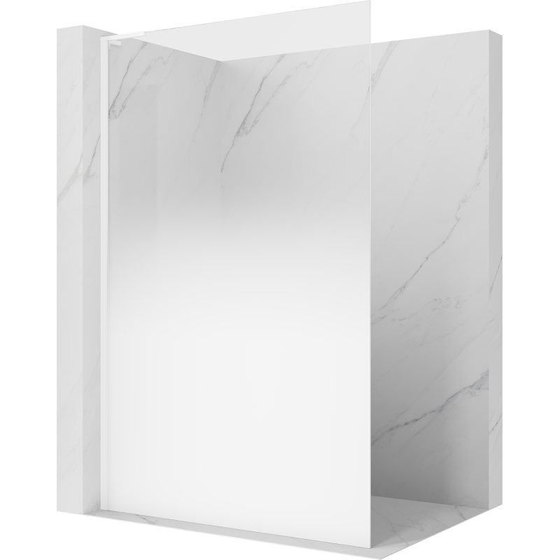 Mexen Kioto L dušo sienelė Walk-in 90 x 200 cm, ombre balta 8 mm, balta - 800-090-103-20-86