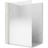 Mexen Kioto L dušo siena Walk-in 90 x 200 cm, balta ombre 8 mm, auksinė - 800-090-103-50-86
