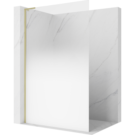 Mexen Kioto L dušo siena Walk-in 100 x 200 cm, ombre balta 8 mm, auksinė šlifuota - 800-100-103-55-86